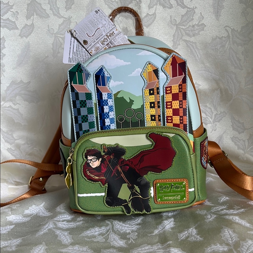 Loungefly Harry Potter Quidditch Towers Backpack - Picture 2 of 15